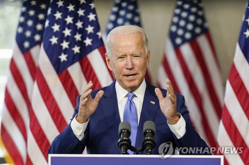 바이든 "군대철수 협박으로 한국 갈취 안해…동맹 강화할 것"
