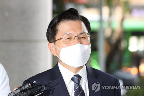 황교안 겨누나 했더니…'허공에 주먹질' 당무감사(종합)