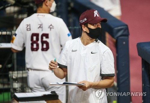 김창현 키움 감독대행 "팀 분위기, 우려했던 것보다 괜찮다"