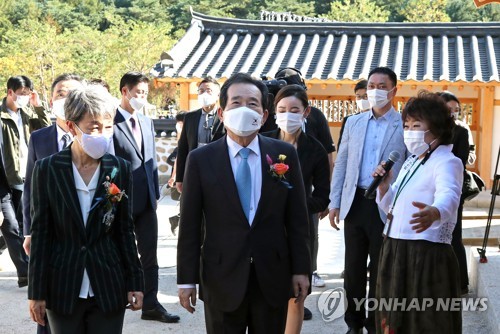 세종대왕릉 찾은 정총리 "생생지락, 국민 행복이 제일"