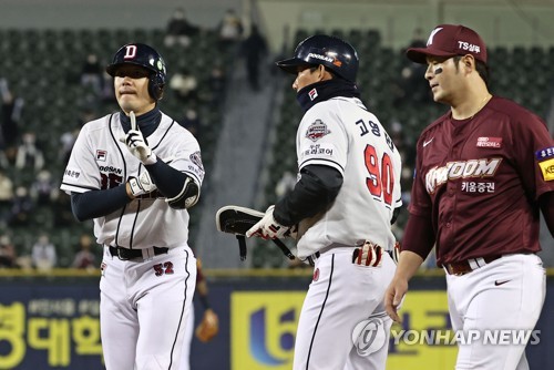 '미라클' 두산, 최종전 키움 제압+LG 패배로 5위→3위(종합)