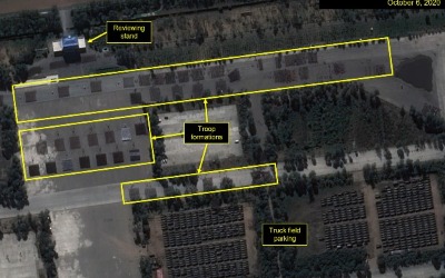 북한, 초유의 '새벽 열병식'서 '신형 ICBM' 공개했나