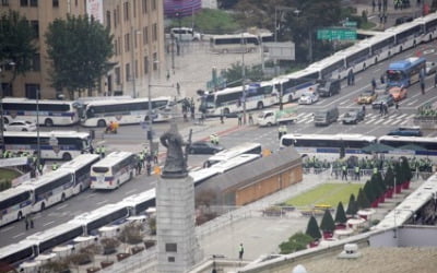 광화문 전면봉쇄…보수단체 "9∼10일 또 집회신고"