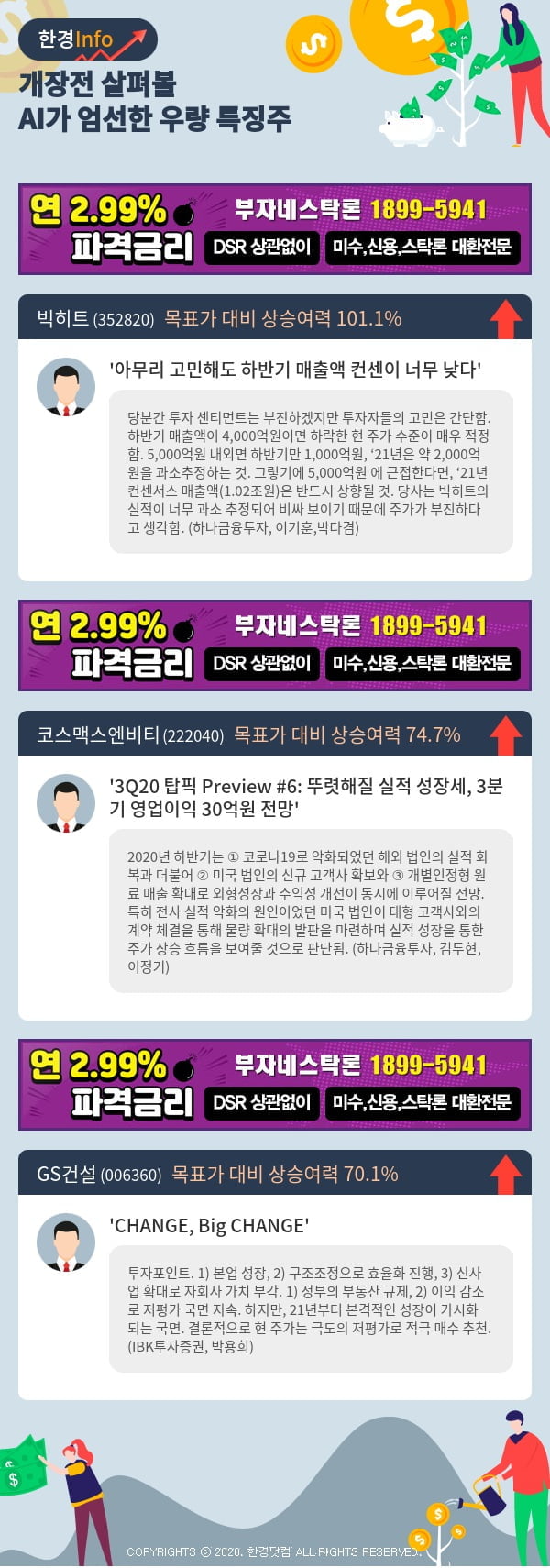 [포커스]개장전 살펴볼 AI가 엄선한 우량 특징주