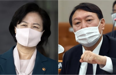 추미애 VS 윤석열, 검찰연감 축사 놓고 묘한 기싸움