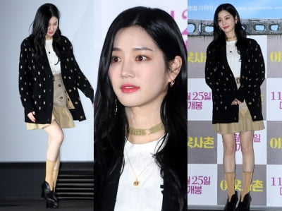 이유비, '툭' 하면 부러질 것 같은 젓가락 각선미