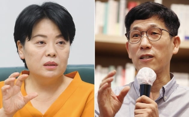 윤희숙 의원(왼쪽)과 진중권 전 교수. / 사진=한경 DB 및 연합뉴스