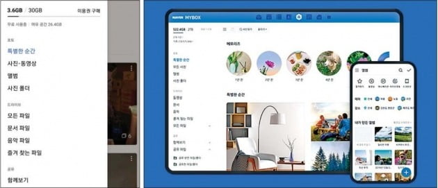 네이버클라우드가 새롭게 개편한 파일 저장 서비스 ‘네이버 마이박스’ 