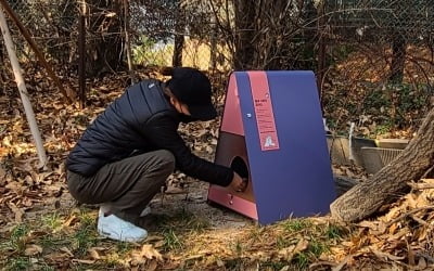 "캣맘, 걱정말아요"…도봉구-포스코, 길고양이 급식소 설치 