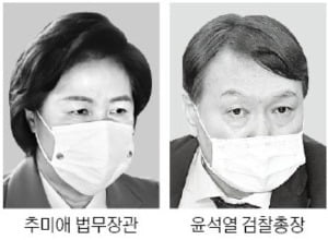 尹 "총장 개인 차원 아닌 법치주의 문제"…秋 "판사들 평판 수집, 전형적 불법사찰"