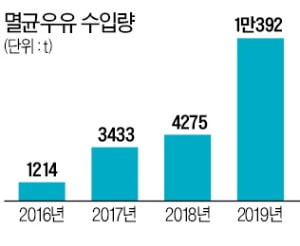 수입 멸균우유 '이유 있는' 폭발 성장