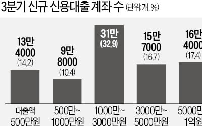 2억원 이상 대출자는 전체의 1%도 안됐다