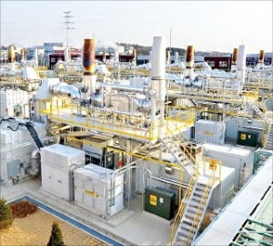 경기 화성시 경기그린에너지 연료전지 발전소. 