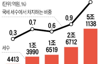 내년 종부세 5조 넘을 듯…稅收 비중 6배로