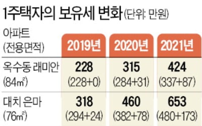 1주택자도 보유세 폭탄…"한달치 월급 고스란히 내야 할 판"