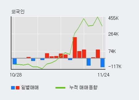 '카프로' 52주 신고가 경신, 전일 기관 대량 순매수