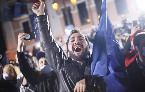 "조지아 총선서 여당 '조지아의 꿈' 승리"…야권은 불복 시위(종합)