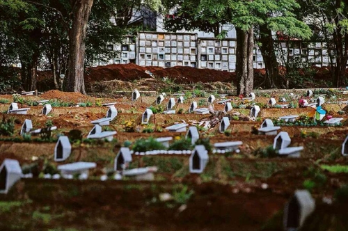브라질, '위령의 날' 맞아 전국에서 코로나19 사망자 애도 행사