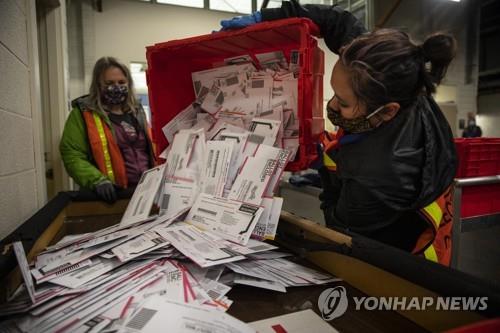 미 우체국 "펜실베이니아 등서 우편투표 4000여표 분실"