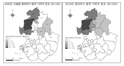 올해 말라리아 환자 27% 감소…"야외활동 감소·긴 장마 영향"