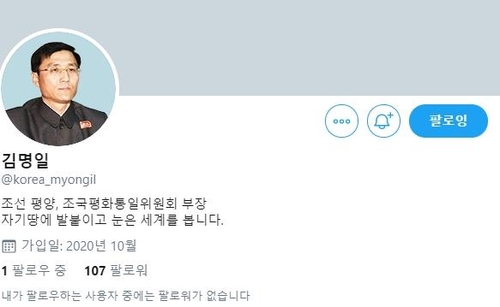 '평양 주민들도 트윗하나'…북한 개인명의 트위터 계정 등장