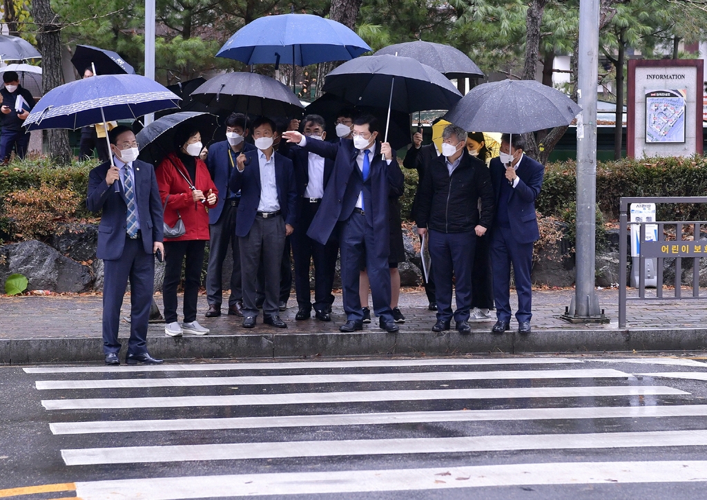 가족 참변 있고 나서야…광주시 어린이 보호구역 안전 점검