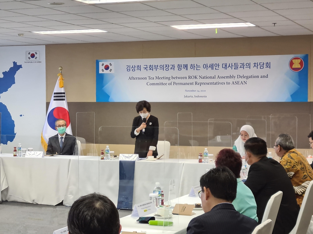 김상희 부의장, 아세안 8개국 대사 면담…"협력 극대화"