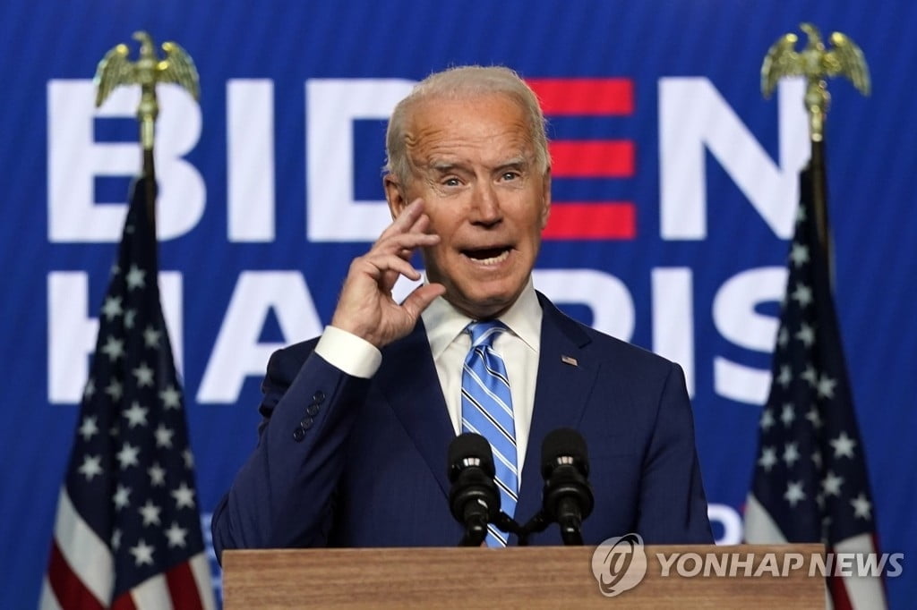 [바이든 당선] 한국에 "피로 맺어진 동맹"…북핵엔 원칙 접근