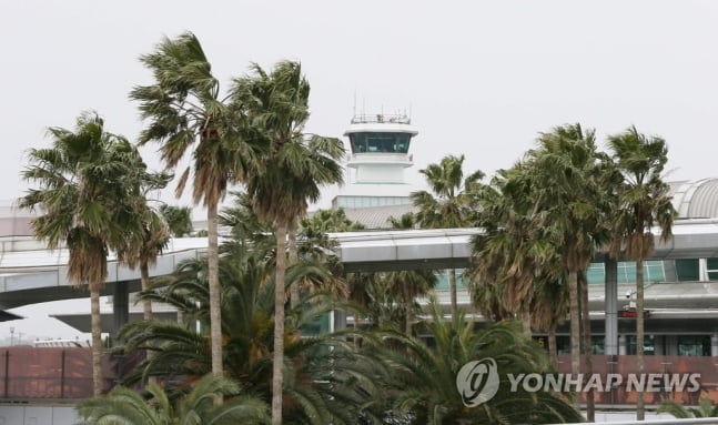 제주공항 윈드시어 특보…항공기 결항·지연 속출