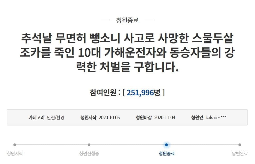 `10대 무면허 렌터카 뺑소니`…靑 "과태료 10배 등 처벌 강화"