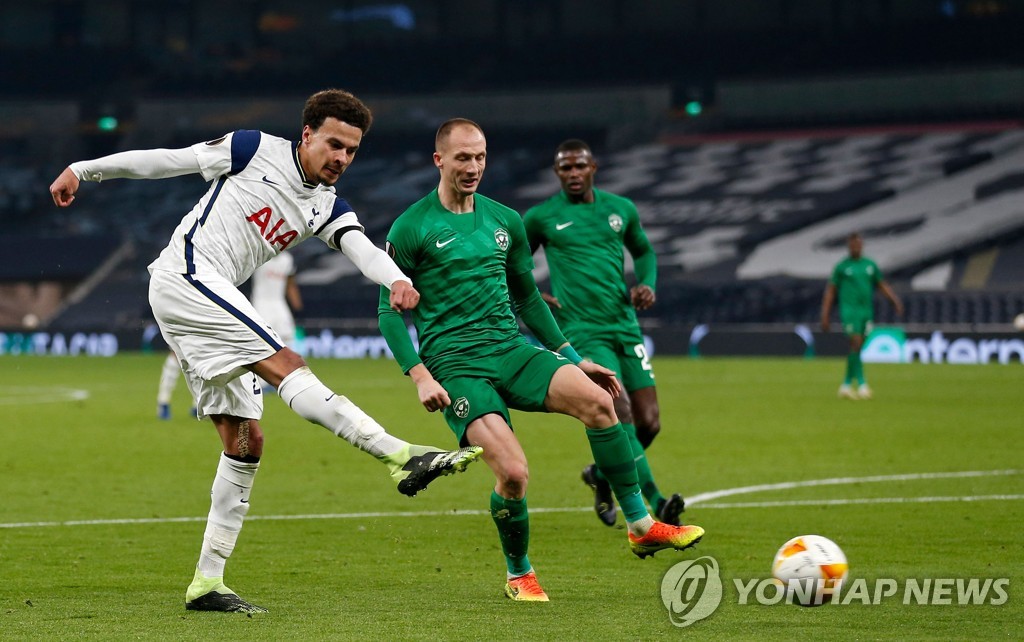 '손흥민 휴식' 토트넘, 루도고레츠에 4-0 완승…비니시우스 2골