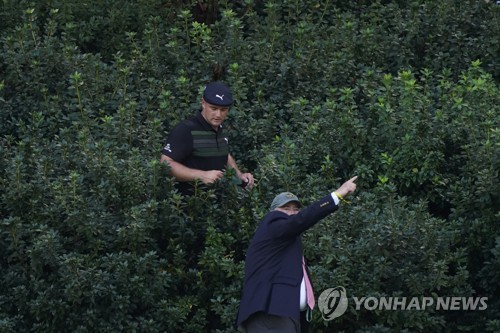 장타는 있었지만 순탄치 않은 첫날…디섐보 "마무리는 좋았어"