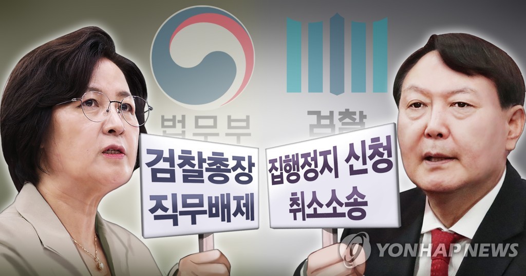 "불법사찰"vs"참고용"…秋·尹 승부 변수는 '대검 문건'