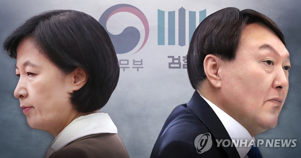 秋 수사의뢰·징계위 통보 vs 尹 직무정지 취소 소송(종합)