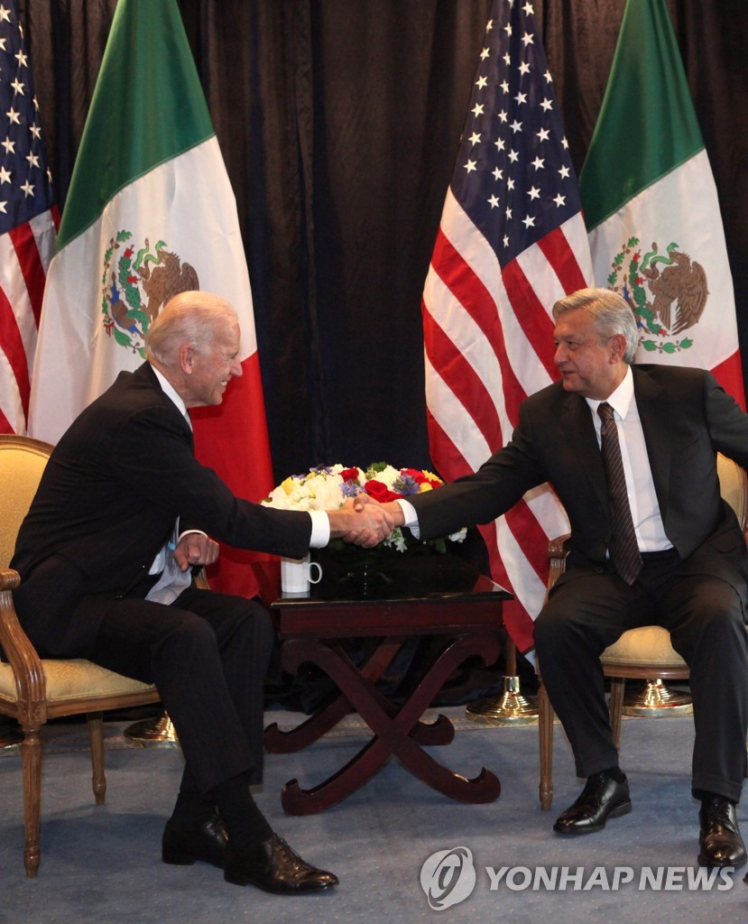 아직 바이든 축하 안 한 멕시코 대통령…"기다리는 게 최선"