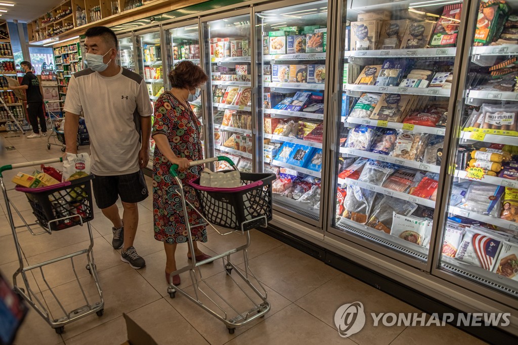 중국서 우한 코로나19 '수입 냉동식품 발원론' 확산(종합)