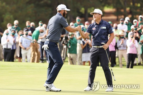 존슨, 마스터스 사상 최초로 20언더파 우승…임성재 준우승(종합)