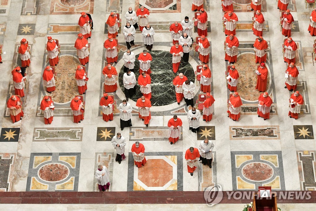 교황, 새 추기경 13명 공식 임명…"부패 경계하라" 당부