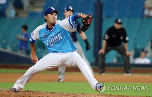 프로야구 삼성, 투수 정인욱·외야수 박찬도 방출