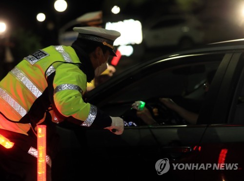 음주운전 집중단속하자 사망 절반 줄어…"연말까지 상시 단속"