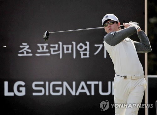 '대상이 눈앞에' 김태훈, KPGA 최종전 첫날 공동 3위(종합)