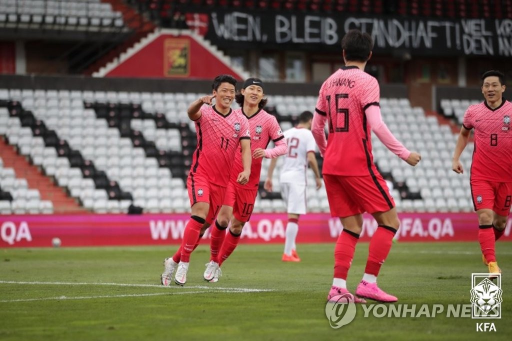 황희찬, 한국 A매치 역대 최단시간 16초 만에 득점 신기록