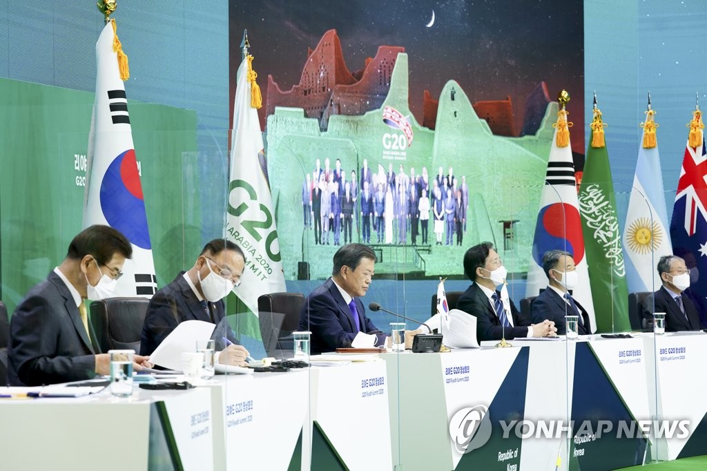 G20 정상들 "적정가의 코로나 치료제·백신 공평보급에 전력"