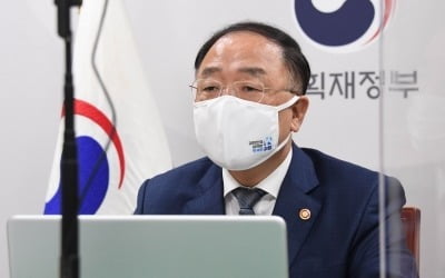 홍남기 "대주주 논란에 사퇴한다"는데…與 의원은 "정치적 행보"