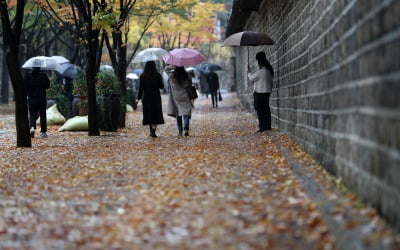 [내일 날씨] 전국 대부분 지역서 가을비…미세먼지 '좋음'