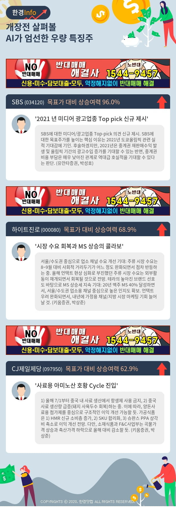 [포커스]개장전 살펴볼 AI가 엄선한 우량 특징주