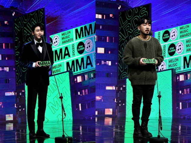 '2020 MMA' 베스트 송라이터 영탁, 베스트 퍼포먼스 디렉터 손성득 /사진=카카오