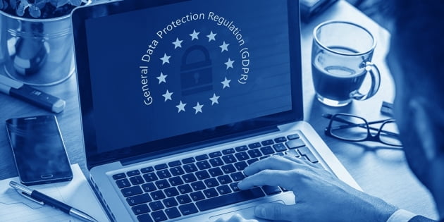 그래픽 EU GDPR홈페이지