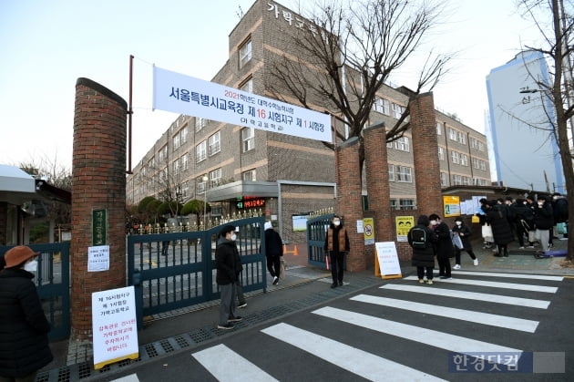 [포토] 응원전 없이 고요한 2021학년도 수능 시험장