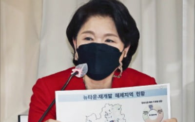 조은희 "서울 뉴타운 부활…5년간 65만 가구 공급"